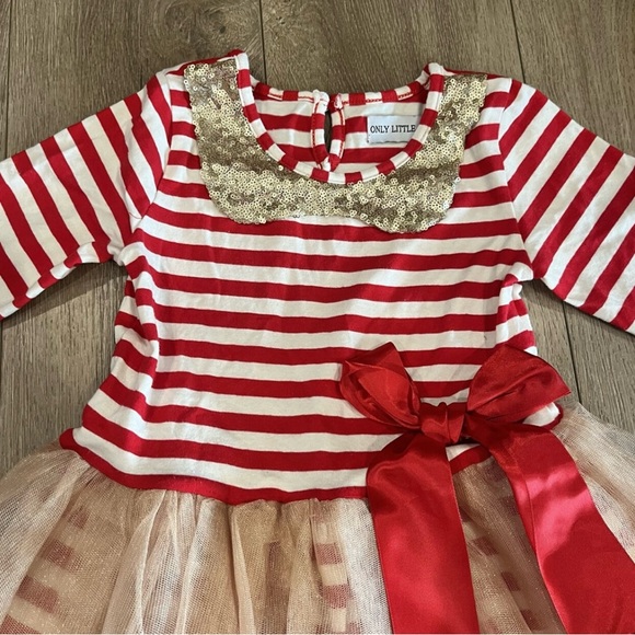Original Only Little Once Christmas Dress Sz 6 - Picture 2 of 6